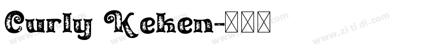 Curly Keken字体转换
